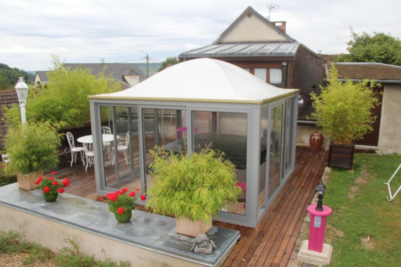 Roulotte La Dominique Bed & Breakfast Romery  Eksteriør bilde